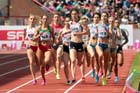 Jessica Judd (GB) leads the 800 metres at the European Athletics Team Championships.
